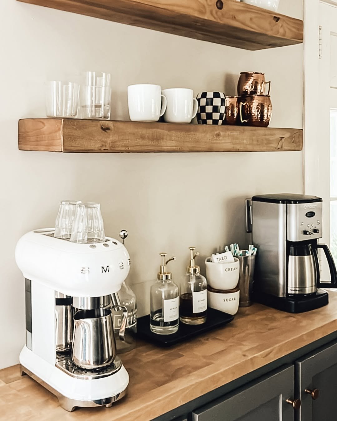 Coffee Bar for Kitchen Counter Styling