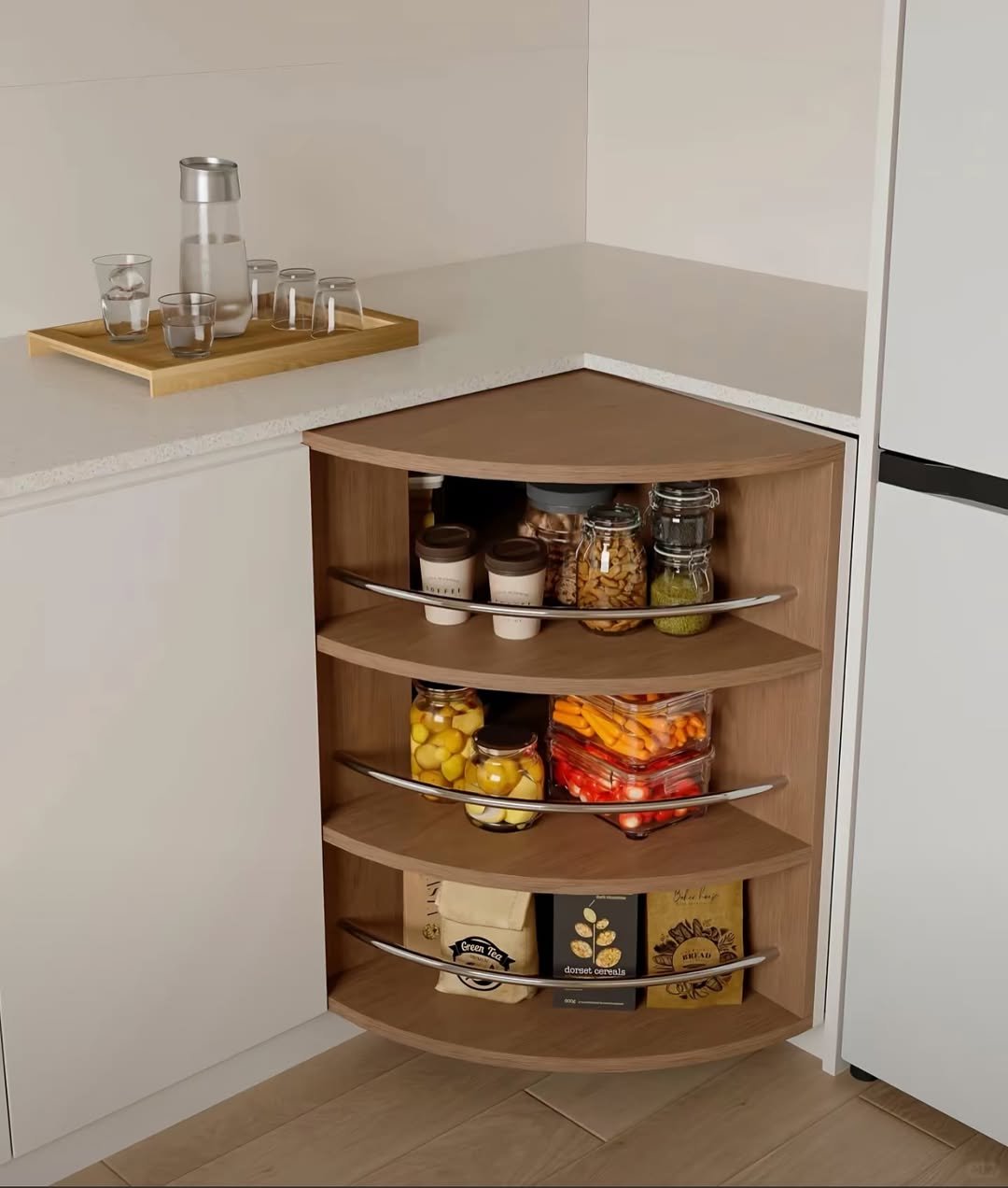 Contemporary Spice Organization for Modern Kitchen Decor