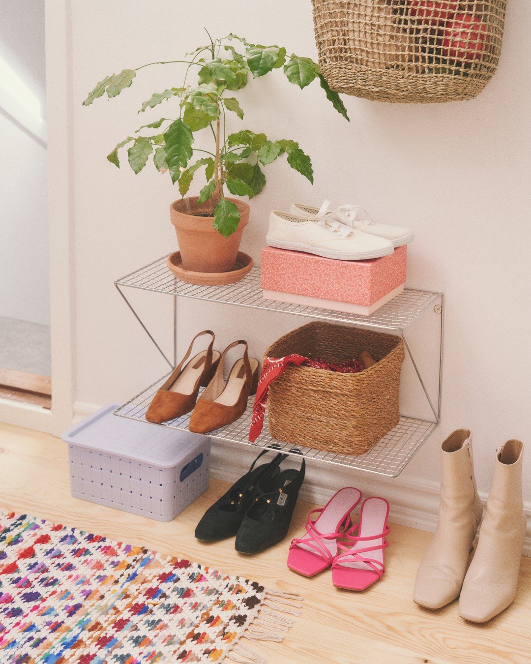 Decorative Baskets for Shoe Storage