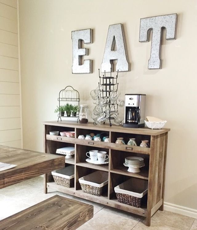 Farmhouse Breakfast Bar For Farmhouse Coffee Bar