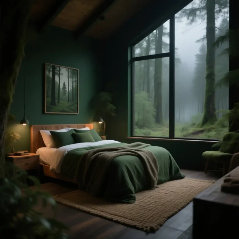 Moody Green Bedroom Ideas