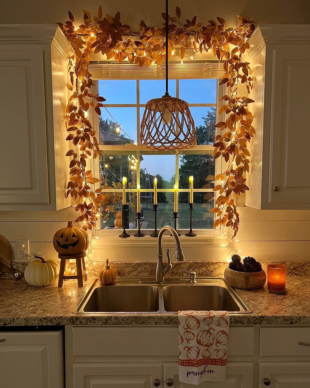 Seasonal Vignettes for Kitchen Counter Styling