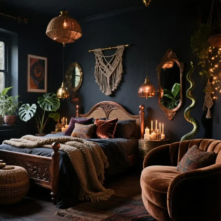Dark Boho Bedroom Ideas
