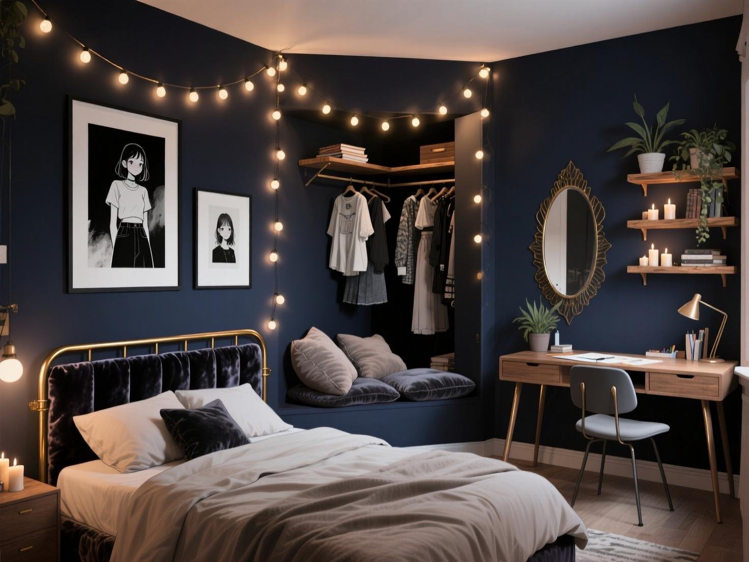 Moody Teen Girl Bedroom Ideas