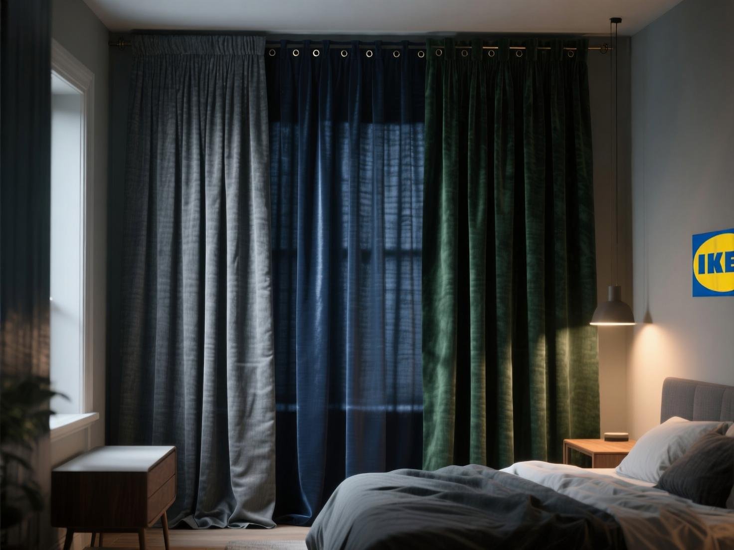 Moody Bedroom Curtains