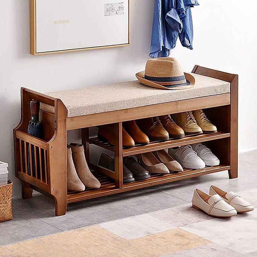 Under-Bench Shoe Storage