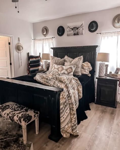 Moody Western Bedroom Modern Western Chic