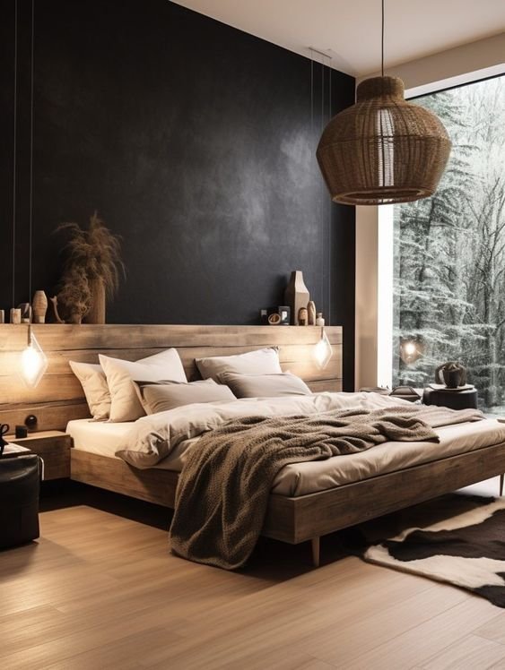 Jaw-Dropping Moody Bedroom Transformations with Rustic Elegance