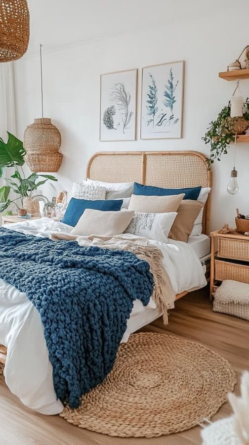 Moody Coastal Bedroom Trend Minimalist Approach