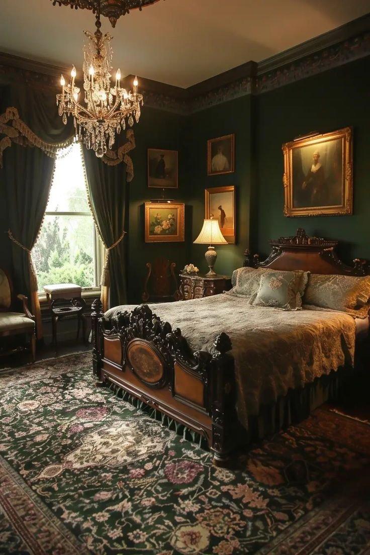  Dark Moody Victorian Bedroom Elegant Canopy Beds
