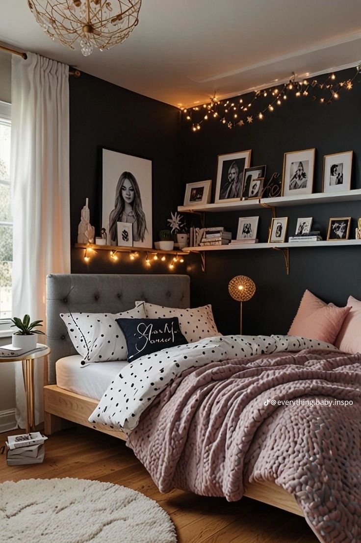 Moody Teen Girl Bedroom Chic Minimalism