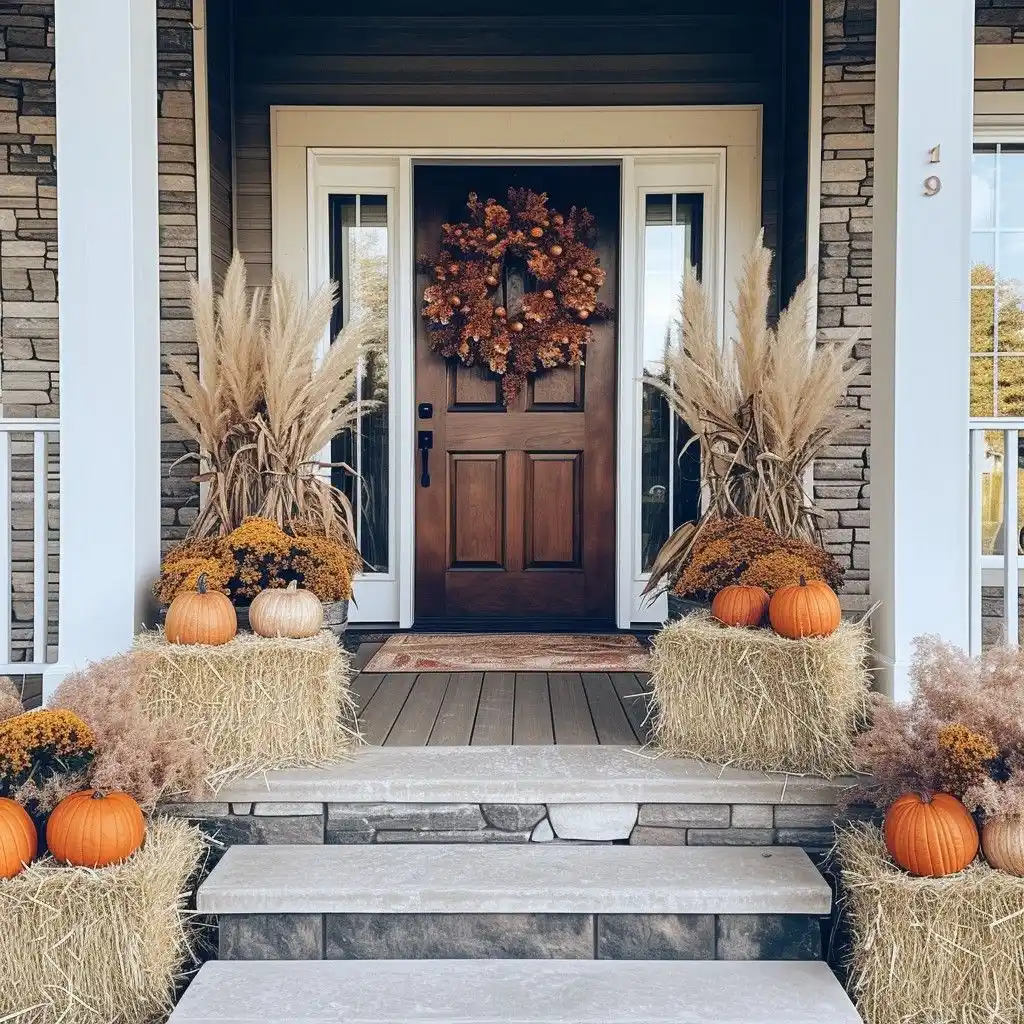 Fall Entrance Decor