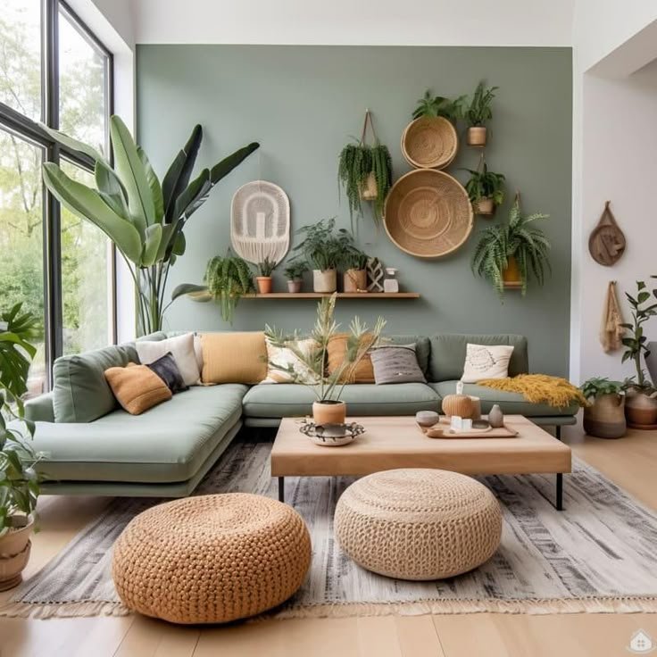 Lounge Room with Vintage Inspiration