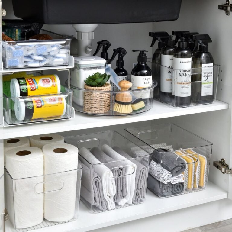 Under Kitchen Sink Organization Ideas