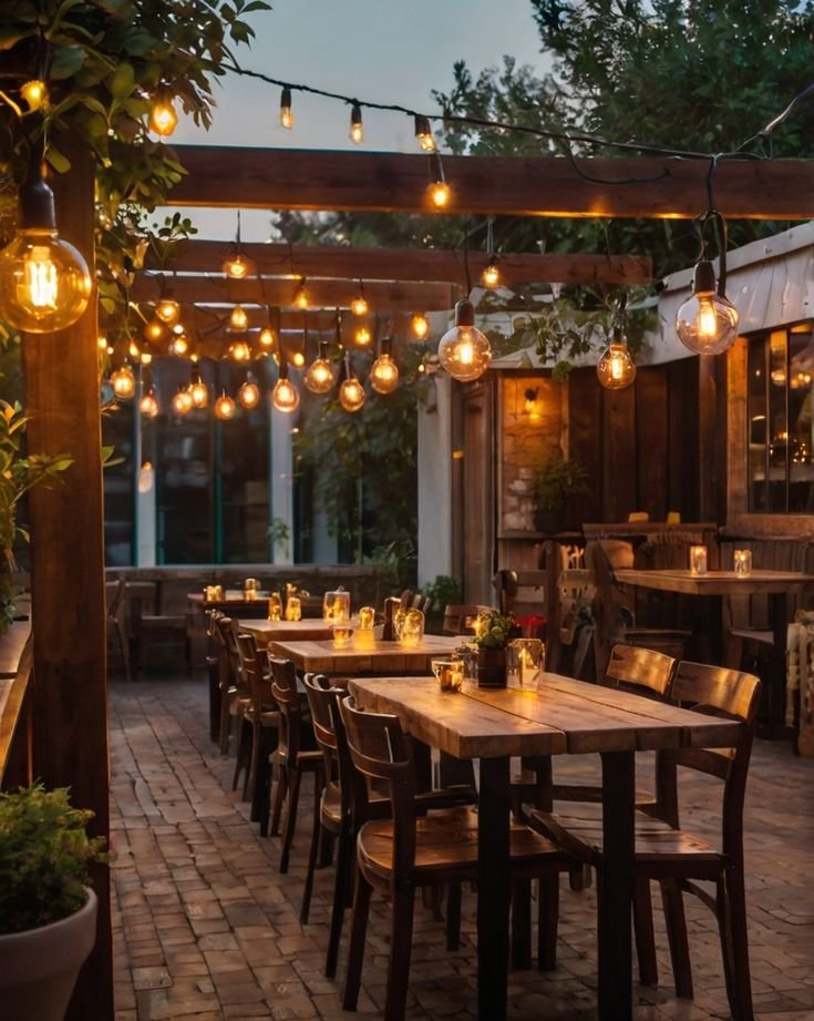 Backyard Outdoor Patio Table Décor Ideas