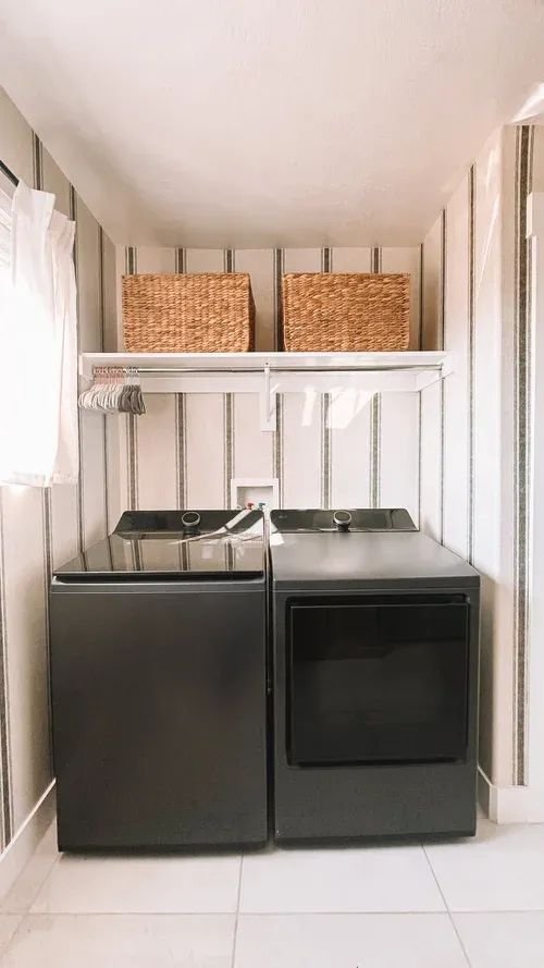 Paint and Hardware Updates Basement Laundry