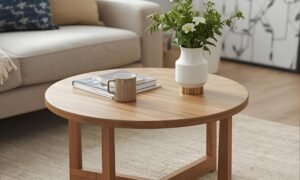 # 18 Round Coffee Table Living Room Ideas That Soften Your Space Rectangular coffee tables dominate living rooms creating predictable, boxy arrangements. The straight lines and sharp corners feel expected but rarely create the flowing, approachable spaces that make rooms truly welcoming and comfortable. Round coffee table living room ideas break this pattern through curved forms that improve traffic flow, soften hard edges, and create conversation-friendly seating arrangements. The circular shape changes how people interact with furniture and each other within living spaces. We're covering 18 round coffee table living room ideas that showcase versatility and style. These approaches work for various room sizes, design aesthetics, and functional needs proving round tables offer more than just shape variation. ## Why Round Coffee Tables Transform Living Rooms * **Improved Traffic Flow Around Furniture:** Curved edges eliminate corner navigation making movement through rooms easier and safer. It's like roundabouts versus intersections where circular flow prevents collisions. The shape particularly benefits homes with children or tight spaces requiring frequent passage. * **Conversation-Friendly Seating Arrangements:** Circular tables create equal access from all sides fostering better social interaction than rectangular counterparts. It's like round dining tables where everyone participates equally. The democratic shape encourages inclusive conversation rather than head-of-table dynamics. * **Visual Softness Balances Boxy Rooms:** Round forms provide organic contrast to rectangular sofas, rugs, and room architecture. It's like punctuation marks where curves break up linear monotony. The shape variation adds visual interest preventing boring uniformity. * **Flexible Placement Options:** Round tables work in various positions—centered, offset, or floating—adapting to different room configurations easily. It's like universal adapters where one shape fits multiple scenarios. The versatility allows repositioning as needs change without awkward appearance. ## 18 Round Coffee Table Living Room Ideas Create inviting flowing spaces with these round coffee table living room ideas that prove circular forms offer both style and function. ### Marble Top with Brass Base Choose round marble-topped table on brass pedestal base creating elegant focal point. The natural stone adds luxury while metal base provides sculptural presence. It's like jewelry for living rooms where materials create sophistication. Select white or gray marble maintaining light feeling in space. The substantial table anchors seating arrangements while brass adds warm metallic glow. This round coffee table living room choice delivers timeless elegance through quality materials. ### Nesting Round Tables Set Use set of nesting round tables in graduated sizes providing flexibility for various needs. The multiple surfaces adapt for entertaining or everyday use. It's like Russian dolls where compact storage transforms into expanded function. Choose tables in same finish or mix materials creating visual interest. Pull smaller tables out when hosting then nest them conserving space. This round coffee table living room solution maximizes versatility in dynamic living spaces. ### Glass Top with Wood Base Select transparent glass top on wooden pedestal creating light visual weight. The see-through surface maintains open feeling while wood adds warmth. It's like invisible furniture where function exists without visual bulk. The glass allows rugs showing through creating layered depth. Choose substantial wood base preventing tippy feeling. This round coffee table living room idea suits small spaces needing furniture without heaviness. ### Oversized Round Ottoman Use large round ottoman as coffee table providing soft surface for feet and flexible seating. The upholstered form adds comfort and casual elegance. It's like giant cushions where softness replaces hard surfaces. Add tray on top creating stable surface for drinks and accessories. Choose durable fabrics withstanding daily use. This round coffee table living room alternative creates family-friendly flexibility serving multiple purposes. ### Woven Natural Fiber Choose round table woven from rattan, seagrass, or jute adding organic texture. The natural materials bring casual coastal or bohemian character. It's like bringing outdoors inside where natural materials create relaxed atmosphere. The lightweight construction allows easy repositioning. Pair with neutral or colorful décor depending on desired aesthetic. This round coffee table living room choice adds textural interest and natural warmth. ### Black Metal Frame with Wood Top Combine black metal base supporting round wood top creating modern industrial aesthetic. The contrasting materials add visual interest while maintaining clean lines. It's like bridges where engineering meets natural beauty. Choose darker woods like walnut or lighter oak depending on desired mood. The metal provides sturdy structure while wood adds warmth. This round coffee table living room design suits contemporary and transitional spaces. ### Concrete Round Surface Select round concrete table creating industrial-modern statement piece. The substantial material adds architectural presence and contemporary edge. It's like sculpture where functional furniture becomes art. Seal concrete properly preventing staining from spills. The heavy weight provides stability families with children appreciate. This round coffee table living room choice delivers bold modern aesthetic through unexpected material. ### Vintage Drum Table Incorporate antique or vintage drum table adding collected character. The historical piece brings personality and craftsmanship modern furniture lacks. It's like family heirlooms where stories matter as much as function. Look for brass-topped drums, carved wood, or painted designs. The unique piece becomes conversation starter and room anchor. This round coffee table living room approach adds soul through one-of-a-kind vintage finds. ### Lucite and Brass Combination Choose clear acrylic round top on brass base creating glamorous contemporary look. The transparent surface provides function without visual weight while brass adds luxury. It's like fashion jewelry where affordable materials create expensive appearance. The lucite suits small spaces maintaining open sight lines. Polish both materials regularly maintaining sparkle. This round coffee table living room solution delivers glamour through smart material pairing. ### Rustic Reclaimed Wood Select round table crafted from reclaimed wood creating sustainable character-rich piece. The aged wood brings history and authentic patina. It's like architectural salvage where past lives add present beauty. Each table features unique grain and weathering patterns. The substantial wood grounds modern or farmhouse interiors beautifully. This round coffee table living room choice adds warmth through genuine aged materials. ### Tufted Upholstered Surface Choose round table with tufted upholstered top creating soft elegant surface. The fabric adds luxury while button tufting provides dimensional detail. It's like upholstered furniture where softness replaces hard tabletops. Select performance fabrics resisting stains and wear. Add decorative tray creating stable surface for drinks. This round coffee table living room option adds sophisticated softness to formal living rooms. ### Live Edge Wood Slab Use natural live edge wood round creating organic one-of-a-kind centerpiece. The irregular edge celebrates wood's natural form. It's like bringing forest slices indoors where nature's art becomes furniture. Each piece features unique grain, knots, and edge variations. Seal wood properly protecting from moisture damage. This round coffee table living room choice adds organic beauty through nature's own design. ### Mid-Century Modern Walnut Select classic mid-century round table in walnut creating retro-inspired sophistication. The warm wood and period design add timeless style. It's like vintage clothing where classic never goes out of fashion. Look for tapered legs and clean lines defining mid-century aesthetic. The warm walnut suits various color schemes beautifully. This round coffee table living room design delivers enduring style through iconic period furniture. ### Mirrored Round Cocktail Table Choose round table with mirrored surfaces creating glamorous light-reflecting centerpiece. The reflective quality amplifies light while adding Hollywood Regency style. It's like disco balls where surfaces multiply sparkle. Keep mirrors clean maintaining maximum reflection and glamour. The shiny surface suits formal elegant living rooms. This round coffee table living room choice adds dramatic glamour through reflective surfaces. ### Minimalist Pedestal Design Select simple round table on single central pedestal creating clean minimalist form. The understated design provides function without visual clutter. It's like haiku where simplicity communicates elegantly. Choose pedestal in wood, metal, or stone depending on aesthetic. The single support maximizes leg room around table. This round coffee table living room approach suits contemporary spaces valuing restraint. ### Wicker Coastal Style Incorporate round wicker or rattan table adding relaxed coastal character. The woven material brings texture and casual elegance. It's like beach houses where natural materials create vacation feeling. Choose natural finish or white-painted wicker depending on desired look. The lightweight construction allows easy seasonal repositioning. This round coffee table living room style creates laid-back coastal atmosphere. ### Stone Aggregate Modern Select round table featuring terrazzo or stone aggregate creating textured contemporary surface. The speckled appearance adds visual interest and durability. It's like granite countertops where practicality meets beauty. The sealed surface resists scratches and stains well. Choose colors complementing your existing palette. This round coffee table living room choice delivers modern durability through composite stone materials. ### Hammered Metal Artisan Choose round table with hammered metal top showcasing artisan craftsmanship. The hand-worked surface adds texture and unique character. It's like handmade pottery where human touch shows beautifully. Select brass, copper, or silver-toned metals depending on room's palette. The dimensional surface catches light creating visual interest. This round coffee table living room piece adds artisanal quality through handcrafted details. ## Styling Round Coffee Tables Successfully * **Use Trays for Organization:** Corral items on round surfaces using decorative trays preventing scattered appearance. It's like place settings where boundaries create order. The contained arrangement maintains visual calm on circular surfaces. * **Balance Height with Seating:** Choose tables 16 to 18 inches tall sitting appropriately relative to sofa seat height. It's like ergonomics where proportions affect comfort and function. The proper height prevents awkward reaching or bending. * **Leave Negative Space:** Avoid covering entire surface with objects allowing table's form showing. It's like framing where empty space matters. The breathing room lets beautiful table materials and shapes shine. * **Consider Traffic Patterns:** Position tables allowing 18 inches minimum clearance for comfortable passage around furniture. It's like sidewalks where adequate width prevents congestion. The spacing ensures smooth flow through living spaces. ## Frequently Asked Questions About Round Coffee Table Living Rooms ### Do Round Tables Work in Small Living Rooms? Yes—round tables often work better in tight spaces than rectangular ones eliminating sharp corners that consume visual space. The curved form creates better flow in compact rooms. Choose appropriate size maintaining adequate clearance around furniture for comfortable movement. Glass-topped or light-colored rounds maintain open feeling in small spaces. The shape's flexibility allows various placement options adapting to challenging room configurations better than rigid rectangles. ### What Size Round Coffee Table Do You Need? Select diameter two-thirds your sofa's length as general guideline. For standard 84-inch sofas, choose 36 to 48-inch round tables. Ensure at least 18 inches clearance between table edge and surrounding furniture allowing comfortable leg room and passage. Smaller spaces benefit from 30 to 36-inch tables while larger rooms accommodate 48 to 54-inch rounds. Consider your specific room dimensions and traffic patterns when selecting size. ### How Do You Style Round Coffee Tables? Use rule of three grouping objects in triangular arrangements rather than linear rows. Include varied heights creating visual interest. Layer books, decorative objects, and fresh flowers. Add tray corraling smaller items preventing scattered appearance. Keep styling edited allowing table's form showing. The round shape handles asymmetric arrangements beautifully. Rotate seasonal styling preventing stale appearance while maintaining curated restraint. ### Are Round Tables Harder to Find Than Rectangular? Round tables are less common than rectangular options but availability has improved as demand increases. Most furniture retailers now stock multiple round styles. The selection may be smaller requiring more searching for perfect piece. Custom and vintage markets offer unique round options unavailable in mainstream retail. The extra effort sourcing often rewards with more distinctive pieces than ubiquitous rectangular alternatives. ### Can You Use Multiple Round Tables Together? Nesting sets work beautifully providing flexibility without permanent commitment to multiple tables. Avoid using identical separate rounds together—vary sizes or heights creating intentional composition. Two different rounds at opposite conversation area ends can work when visually balanced. The key is intentional variety rather than accidental duplication. Mixing round with other shapes often creates more interesting arrangements than all circular forms. ## Embracing Circular Living Round coffee table living room ideas prove that breaking rectangular norms creates more flowing, welcoming spaces. The curved forms improve function while adding visual interest that boxy arrangements can't match. The simple shape change transforms how people move through and interact within living rooms. Start by evaluating your space's traffic flow and seating arrangement. Choose round tables scaled appropriately to room size and sofa dimensions. The shift to circular forms often surprises homeowners with improved functionality alongside aesthetic enhancement. Round coffee table living room