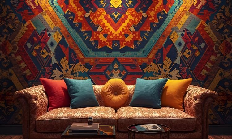 Sofa back wall design