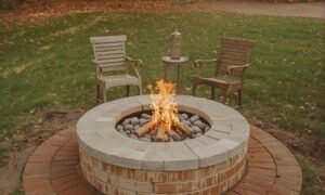 diy fire pit ideas backyard