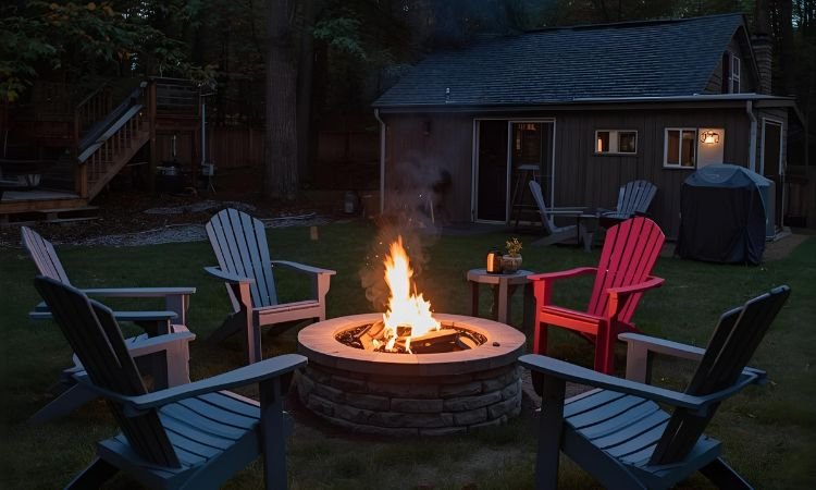 fire pit ideas backyard on a budget