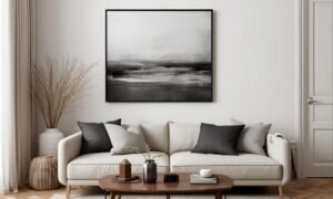 minimalist wall decor living room
