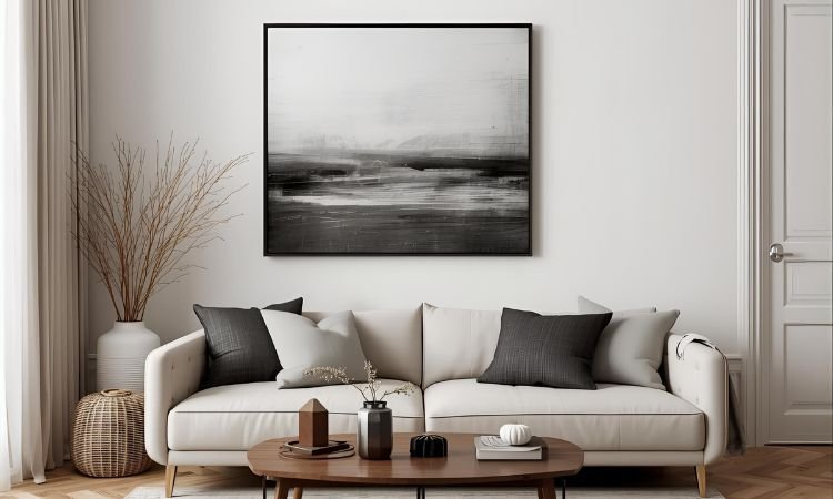 minimalist wall decor living room