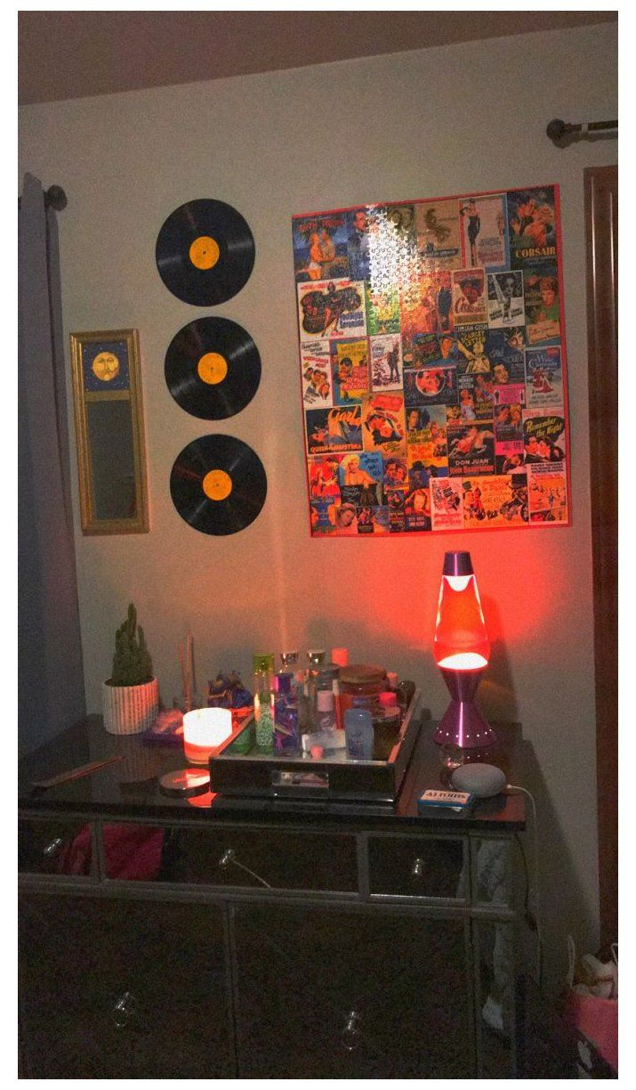 90s Teen Bedroom Lava Lamp and Novelty Lighting