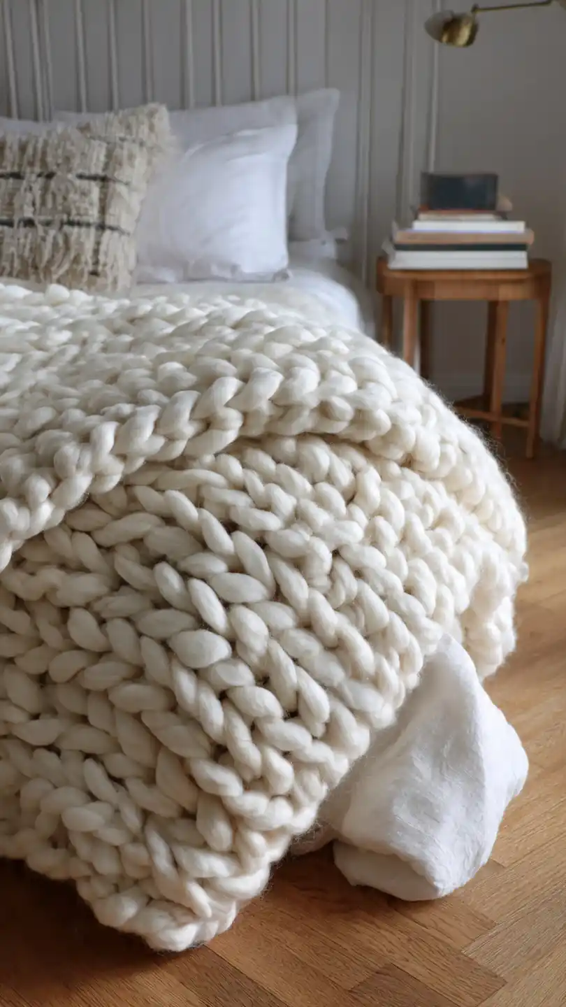 Chunky Knit Blanket Base