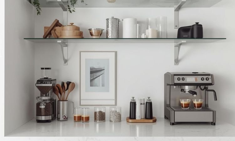 Coffee Bar Shelf Ideas