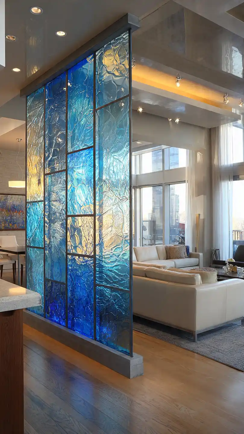 Living Room Partition Glass Panel Partitions