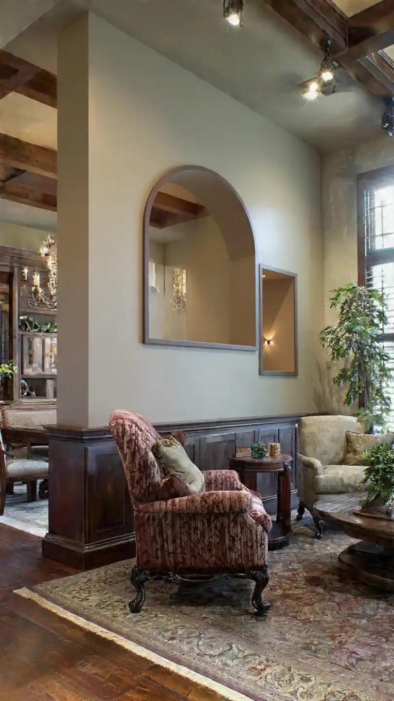 Living Room Partition Half-Wall Pony Partitions