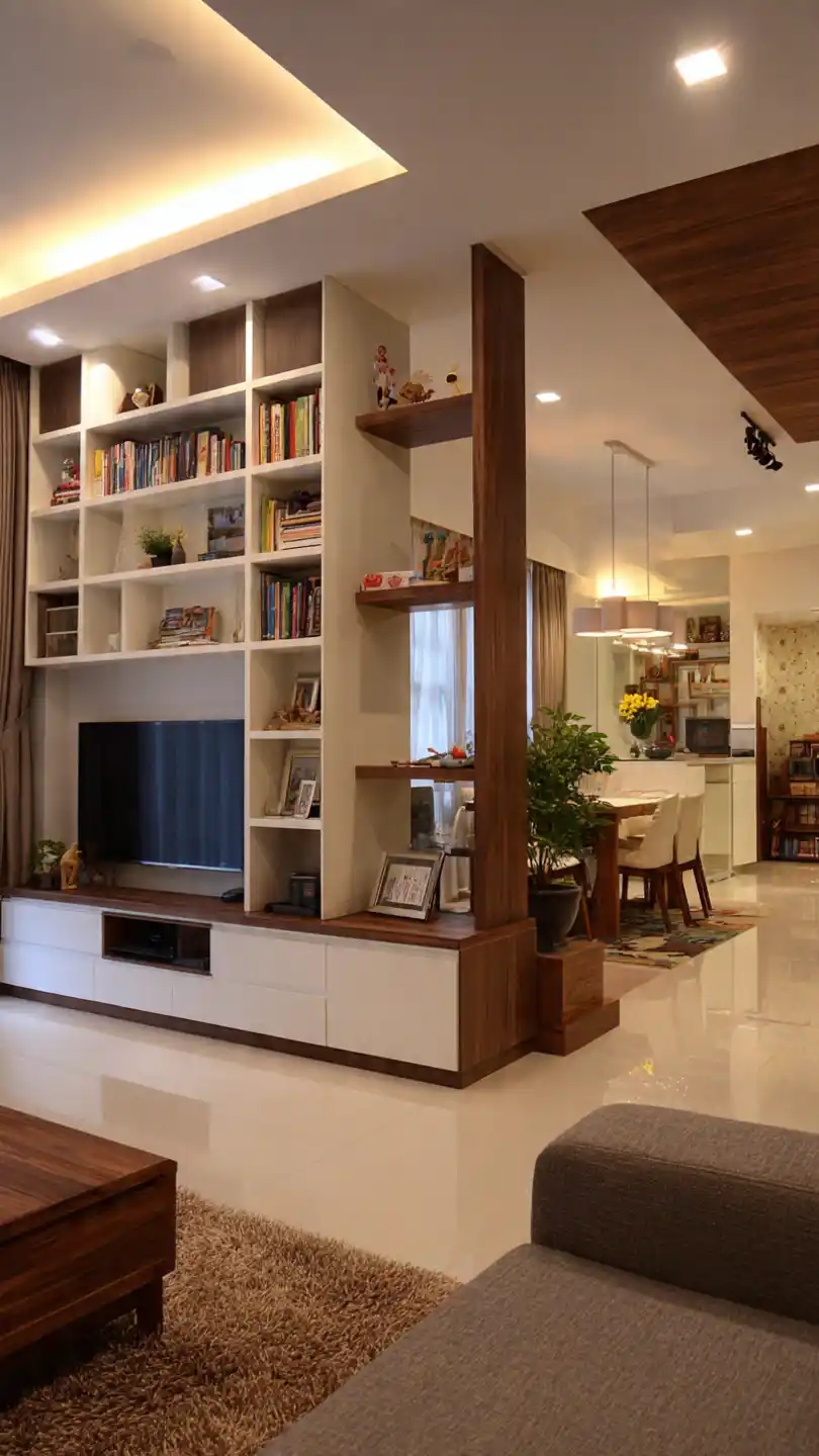 Living Room Partition Storage Cabinet Dividers