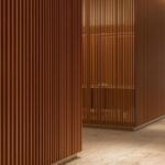 Modern Wooden Partition In Lobby