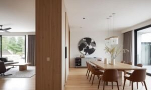 Partition Between Living And Dining