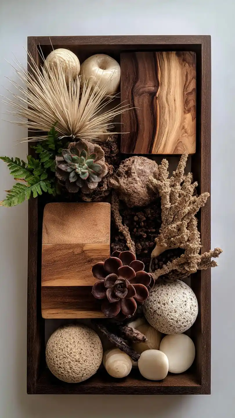 Wooden Tray Arrangement