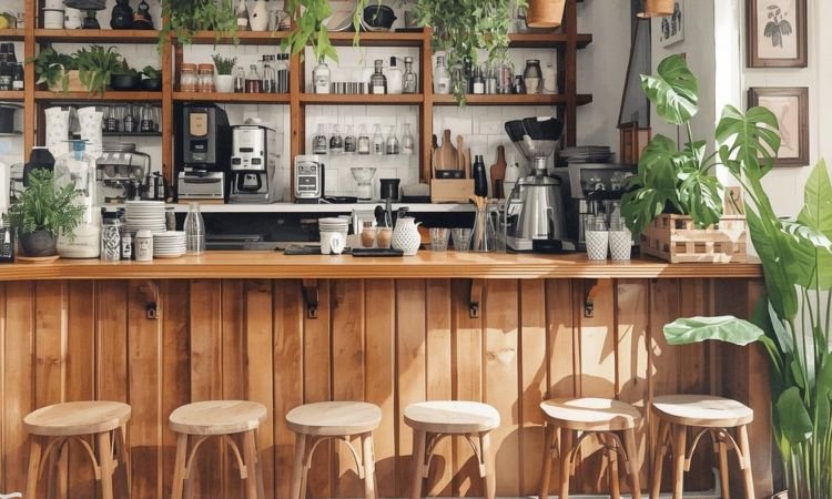 boho coffee bar ideas