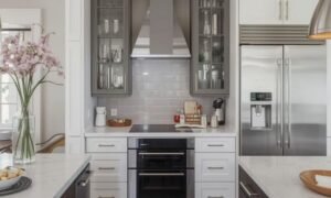 built in coffee bar ideas kitchen