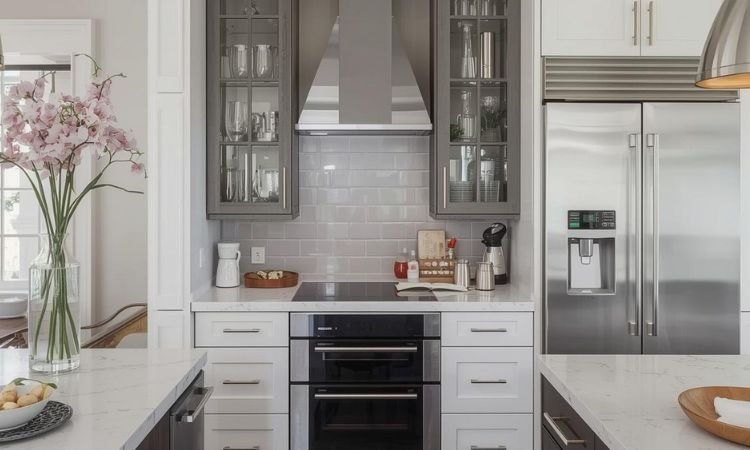 built in coffee bar ideas kitchen