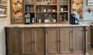 coffee bar armoire ideas