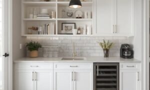 coffee bar hutch ideas