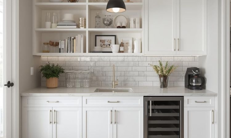 coffee bar hutch ideas