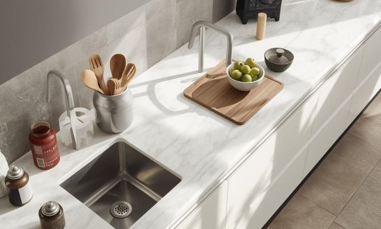 kitchen countertop organization