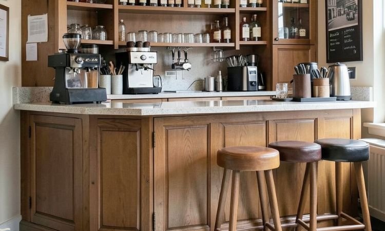 small countertop coffee bar ideas