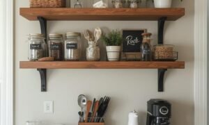 Coffee Bar Storage Ideas