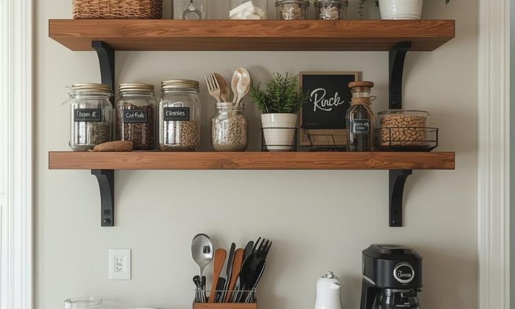 Coffee Bar Storage Ideas