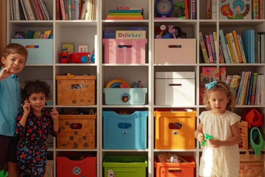 Kids Room Toy Organization