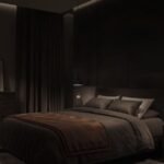 moody modern bedroom