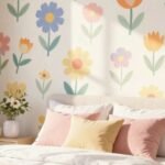 teen girl bedroom wallpaper