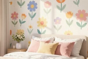 teen girl bedroom wallpaper
