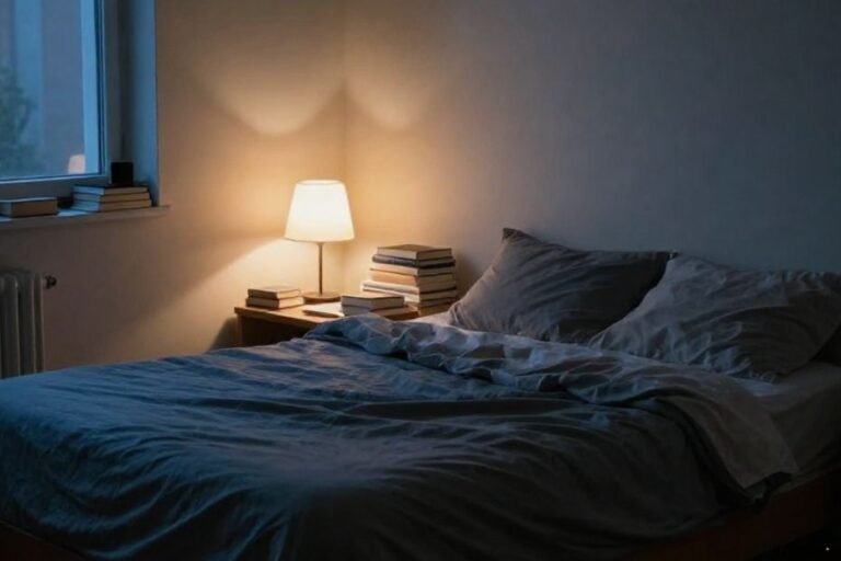 moody apartment bedroom